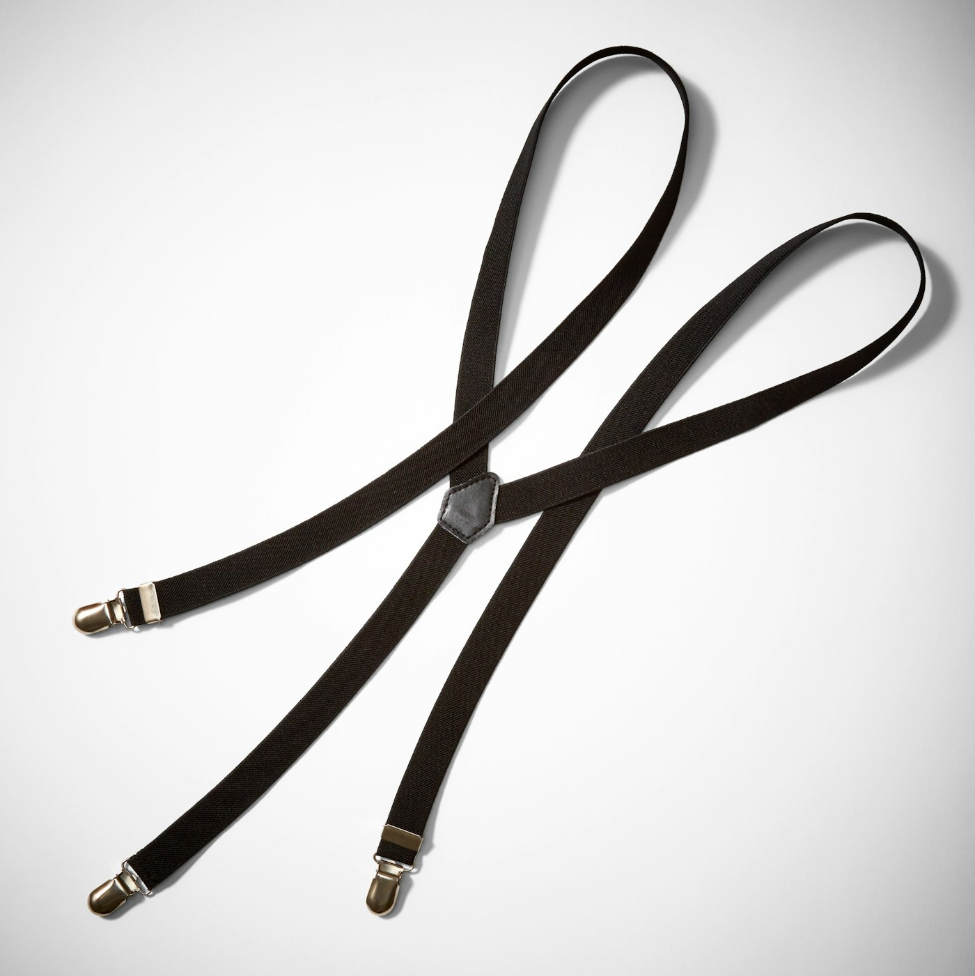Skinny Black Suspenders